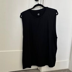 Men’s Alo Black Tank Top